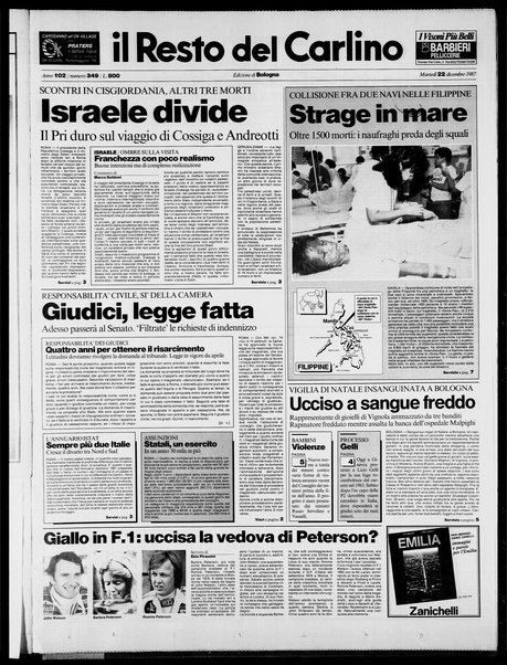 Il Resto del Carlino : giornale dell'Emilia